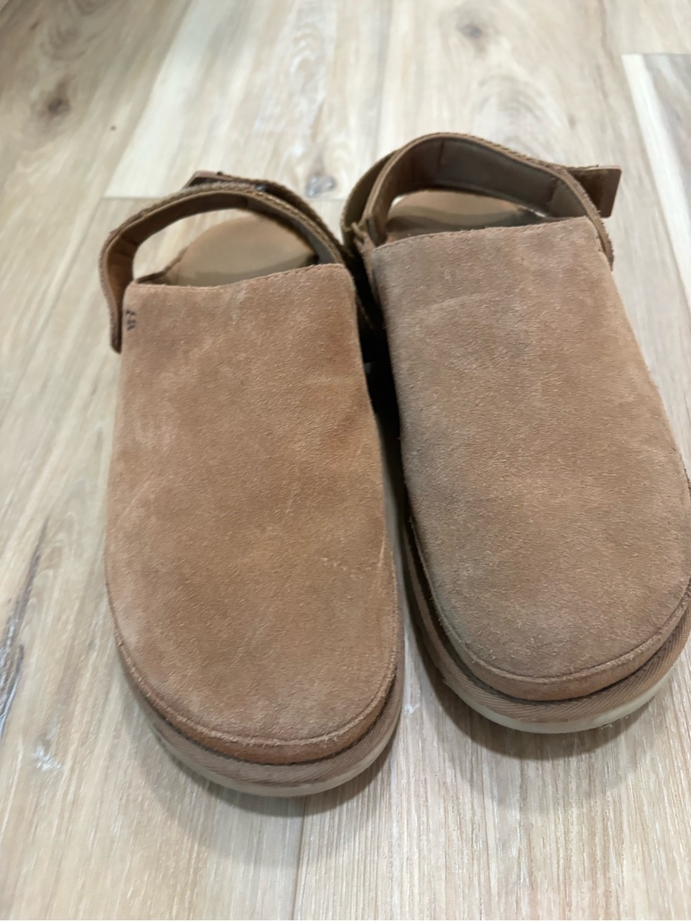UGG Goldenstar Suede Family Matching Backstrap Clogs 9.5 *Flaw - Picture 5 of 8